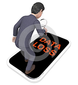 Data Loss Prevention Security Shield 3d Rendering