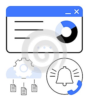 Data Management Dashboard with Analytics, Automation, and Notification Features