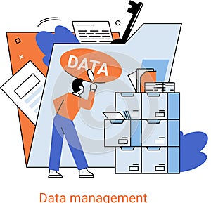 Data management, data center, business protection, rational storage of information, digital privacy