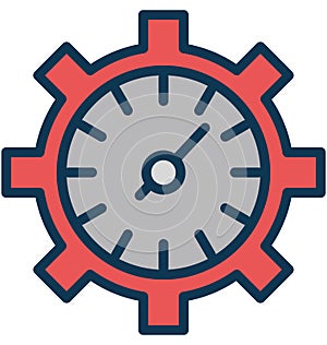 Data management Isolated Vector Icon that can be easily modified or edit