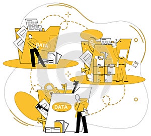 Data management. In labyrinth information, data management is guiding light organization