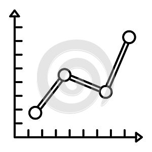 Data Visualization outline vector icon which can easily modify or edit