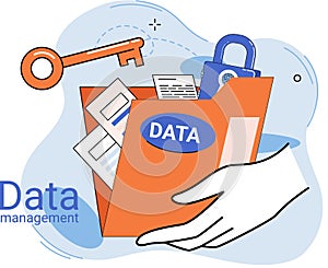 Data management, data center, business protection, rational storage of information, digital privacy