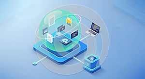Data management technology platform with centralized storage and access to files and applications in a secure environment