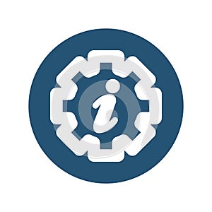 Data management Vector icon which can easily modify or edit