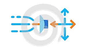Data Merge and Split Arrows Icon for Workflow, vector design Generative AI