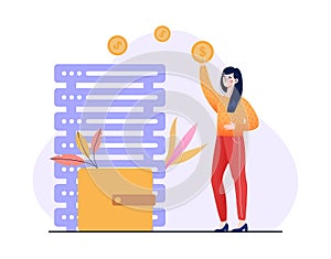 Data monetization concept