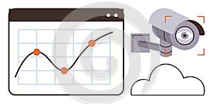 Data Monitoring and Cloud Security with Surveillance Technology and Analytics