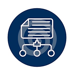 Data network Isolated Vector icon which can easily modify or edit