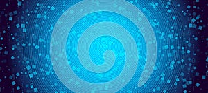 Data Numbers. Blue Information Technology. Shine