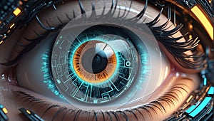 Data Odyssey: Traversing the Cosmic Pathways of the Digital Eye. AI generate