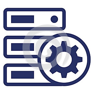 Data optimization  Isolated Vector icon easily edit or modify