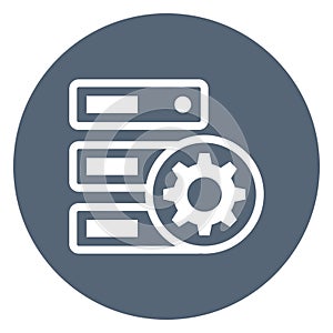 Data optimization  Isolated Vector icon easily edit or modify