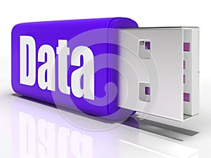 Data Pen drive Means Database Or Digital