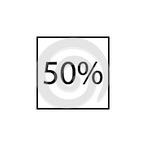 data percentage icon. Element of online and web for mobile concept and web apps icon. Thin line icon for website design and develo