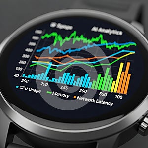 The data is plotted on a grid with numerical values along the axes