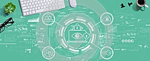 Data Privacy concept with a computer keyboard