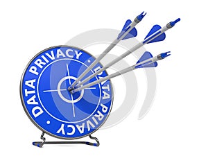 Data Privacy Concept - Hit Target.