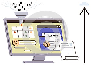 Data Processing and Automated Invoice Management System with Cloud Storage Integration