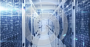 Data processing through data processing centre