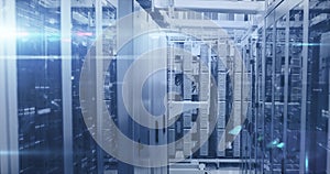 Data processing through data processing centre