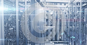 Data processing through data processing centre