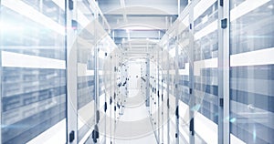 Data processing through data processing centre