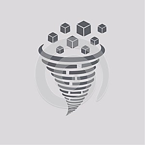 Data Processing Funnel with Abstract Cubes