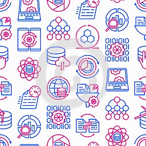 Data processing seamless pattern