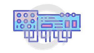 Data Processing, Server System, vector design Generative AI