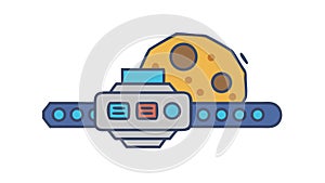 Data Processing Unit, Advanced Computing Technology, vector design Generative AI