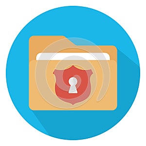 Data protection, data security Vector icon which can easily modify or edit