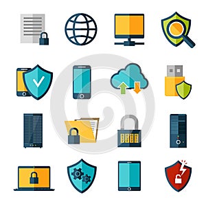 Data Protection Icons Set