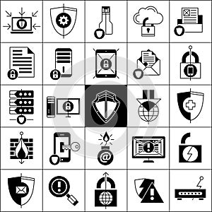Data Protection Icons Set