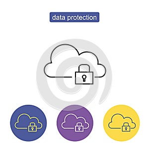 Data protection sign.