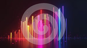 data pulsating bar chart