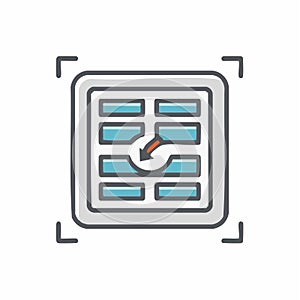 Data Refactoring and Optimization Icon