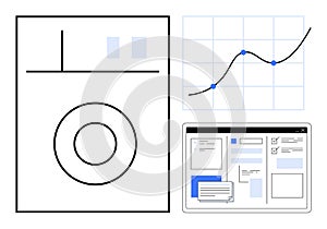 Data Reports, Analytics Visualization, and Dashboard Interface for Business Insights