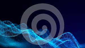 Data reset. Data loss. Computer virus. Technology background. 3D rendering