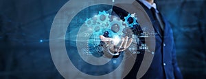 Data science analytics and development of programming algorithm process for digital marketing and social network, AI, science,