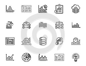 20 Data Science and Analytics Icons.