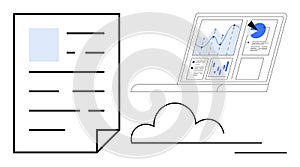 Cloud-Based Data Analytics and Documentation Concept Graphs and Digital Reports