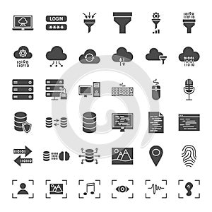 Data Science Solid Web Icons