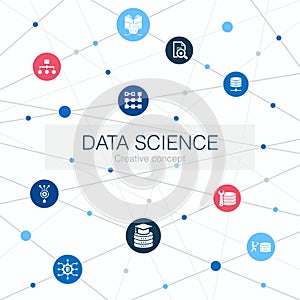 Data Science trendy web template with