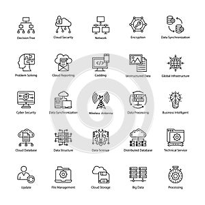 Data Science Vector Icons