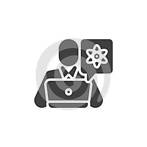 Data Scientist vector icon