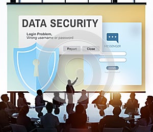 Data Security Digital Intenret Phishing Online Concept