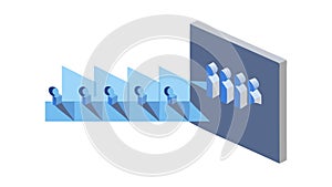 Data Security Firewall, Digital Protection Cyber Defense, vector design Generative AI
