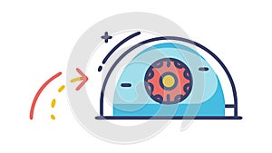 Data Security Globe. Cyber Protection Symbol, vector design Generative AI