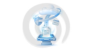 Data Security Shield with Cloud Storage and Documents